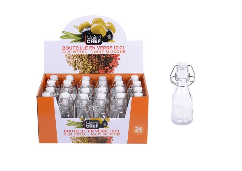 Bouteille  verre  0,1 Litres