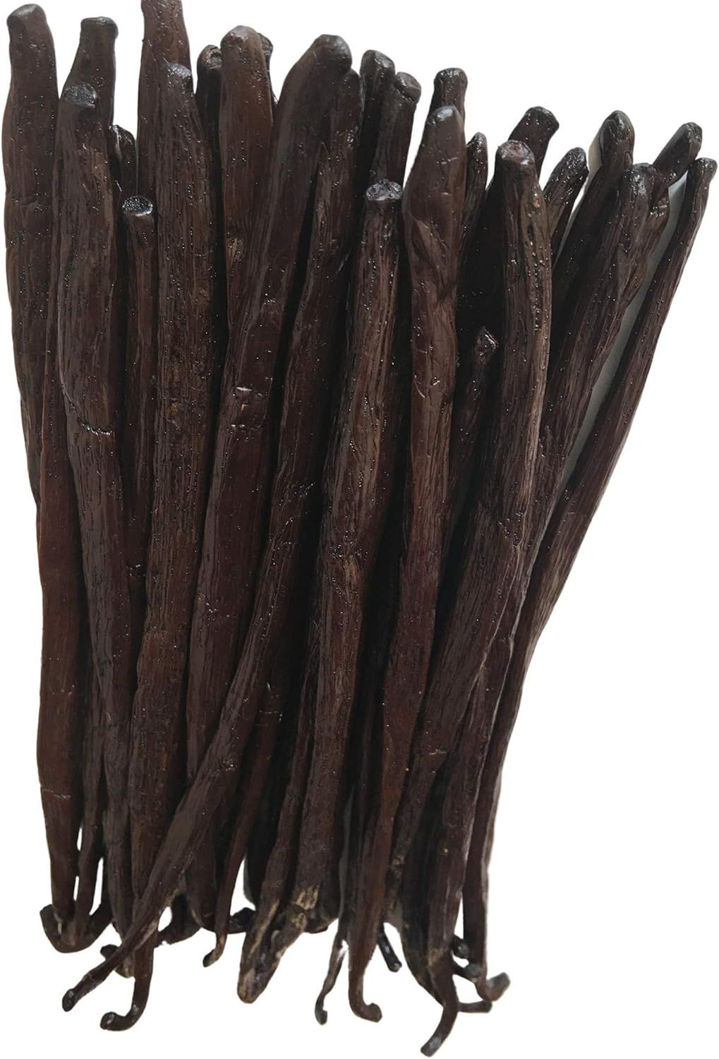 Lot de 1 KILO  de  gousses  geantes XXL  de vanille de Madagascar  pour extrait, cuisine, brassage, pâtisserie. ~ 19 cm  gourmandes entières fraîches de bourbon .