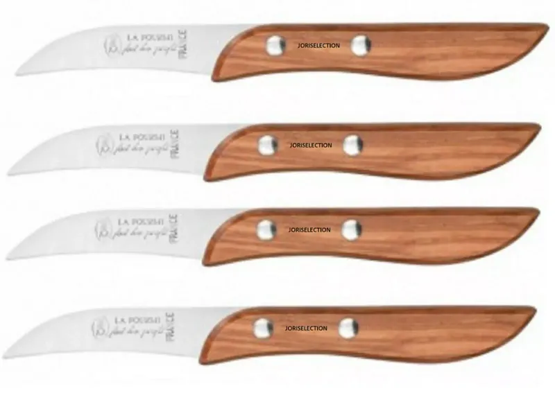 LOT DE 4 Couteau de Cuisine LA Fourmi EPLUCHETTE Bois code 2998