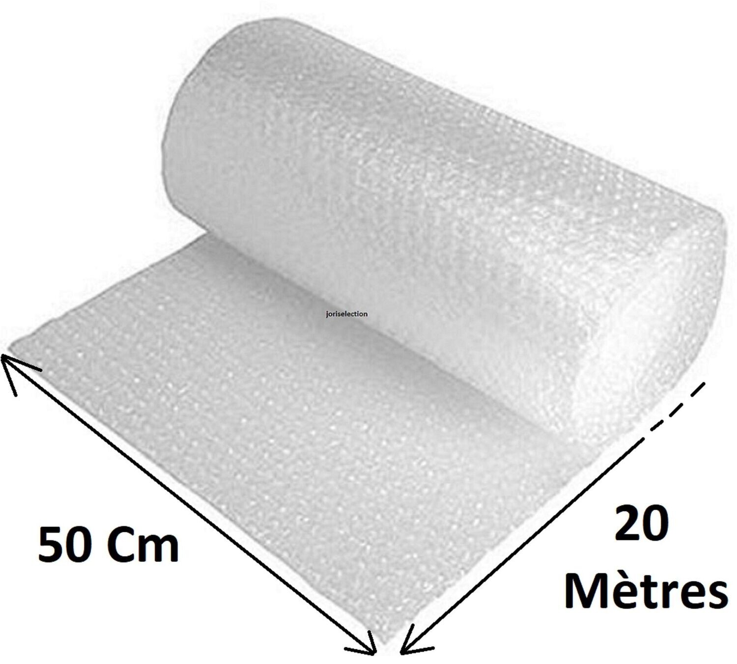 Rouleau De Papier Bulle 50cm Larg x 20 mètres Long Film Protecteur Emballage