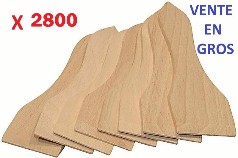 SPATULE A RACLETTE EN BOIS DE HÊTRE 13 cm LOT DE 2800  SPATULES VENTE EN GROS ( par Mondial relais 3 à 7 jours (point relais ))