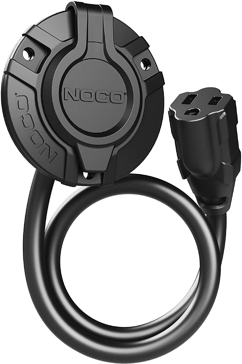 NOCO GCP1 15 Amp AC Port Plug, 125 Volt Power Inlet Socket, and Waterproof Electrical Outlet Dual