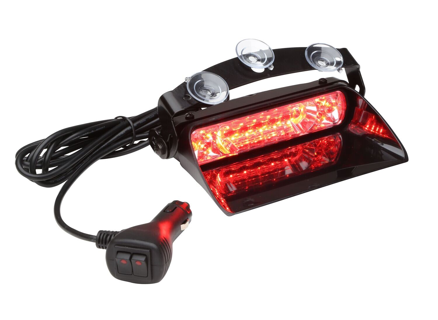 Whelen Avenger II Single Head Dash / Deck Light - SOLO Color, Select LED Color: RED
