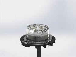 Whelen Vertex Directional Hide-Away with Flasher