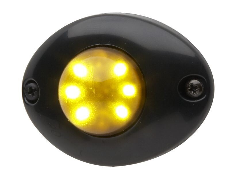 Whelen Vertex Flange, Surface Mount Black