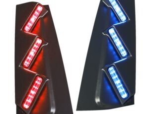 Whelen WeCan Outer Edge Rear Pillar Exterior Mounts TRIO