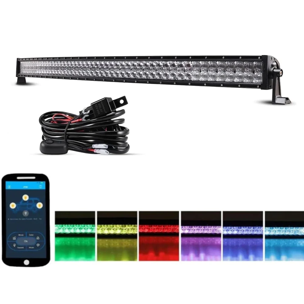 V-SERIES RGB COLOR CHANGING OFF ROAD LED LIGHT BAR
42&quot; 120 Watt Straight Bar