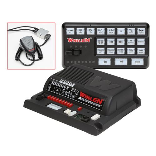 Whelen HHS3200 Siren - Amplifier with 21 Push-Buttons and Slide Switch Controller (CANCTL7)