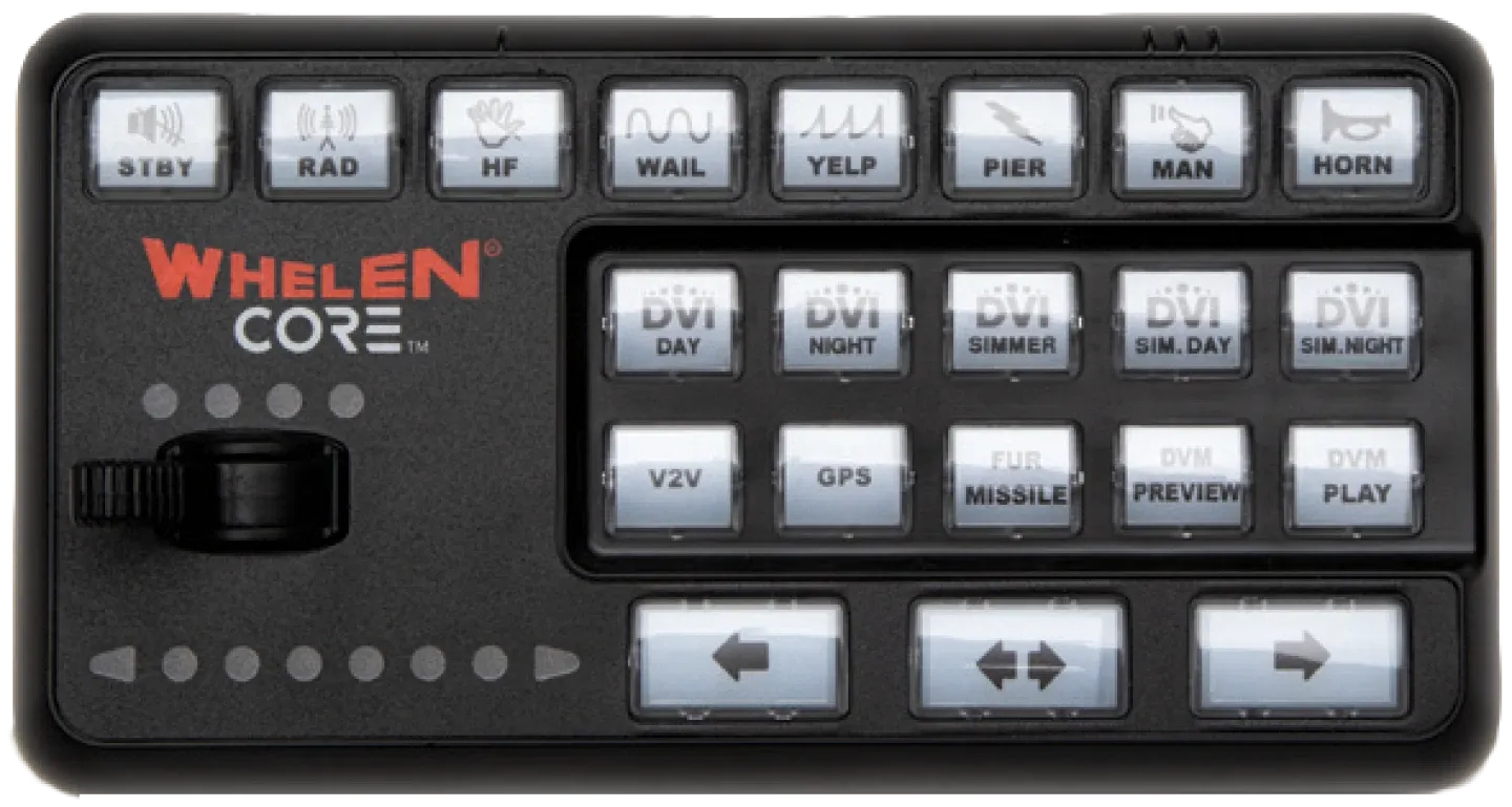 Whelen WeCanX CCTL 7 21 Button Control Head with Slide Switch
