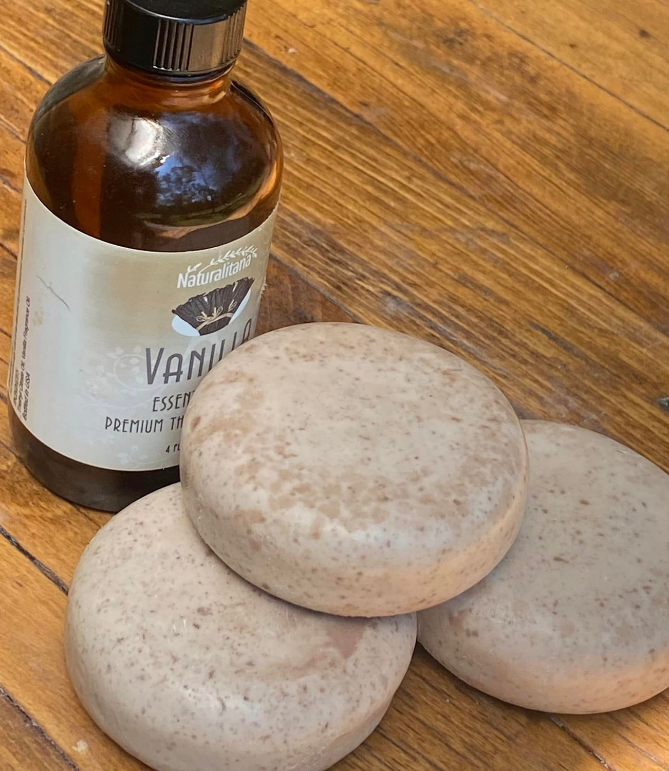 Warm Vanilla Artisan Soap Round