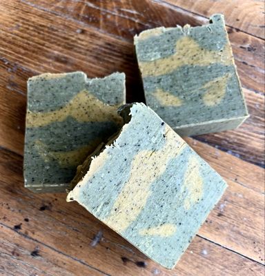 Moringa-Matcha-Turmeric Artisan Soap