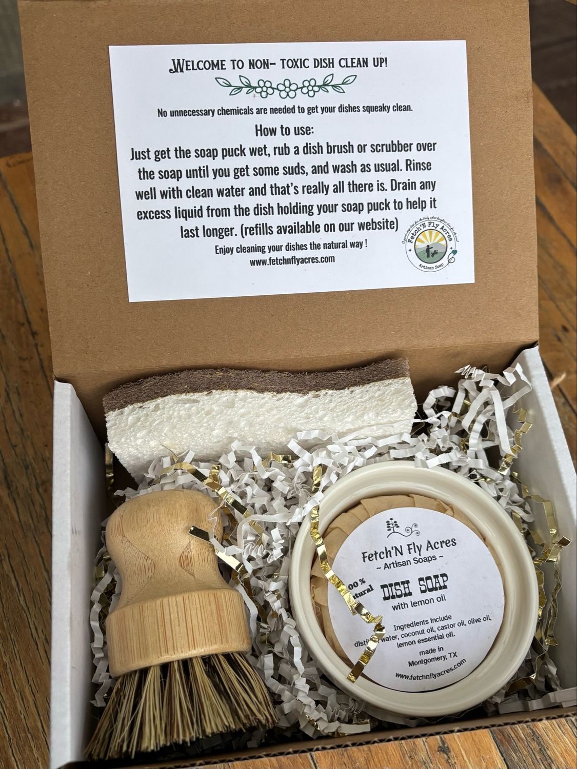 Solid Dish Soap Gift Set