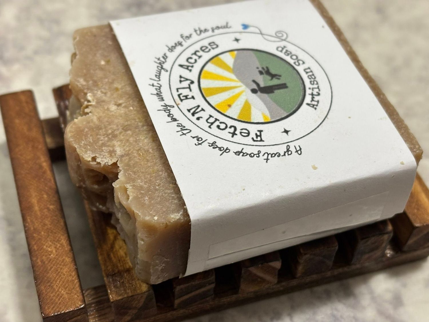 Self Draining Wood Soap Dish