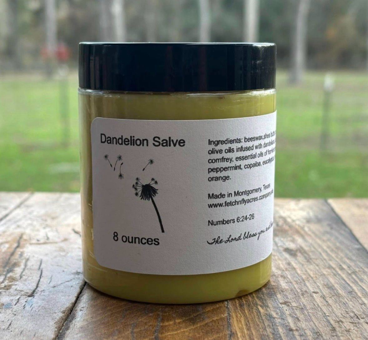 Dandelion Salve 8 Ounces