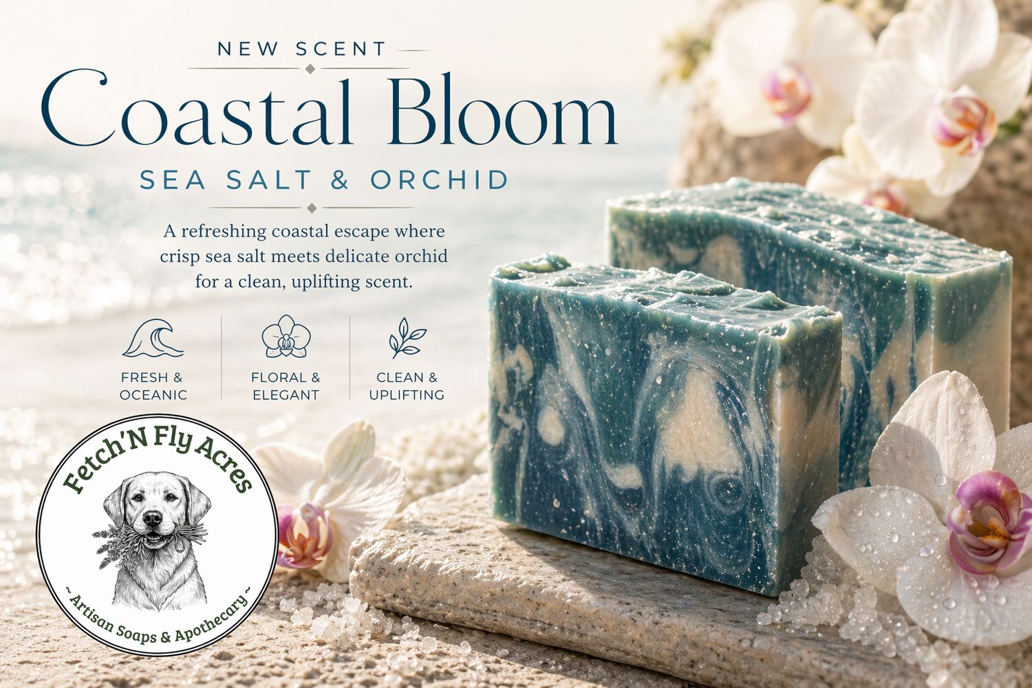 Coastal Bloom Artisan Soap