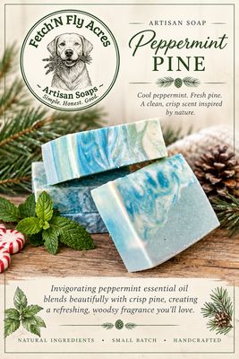 Peppermint Pine Artisan Soap