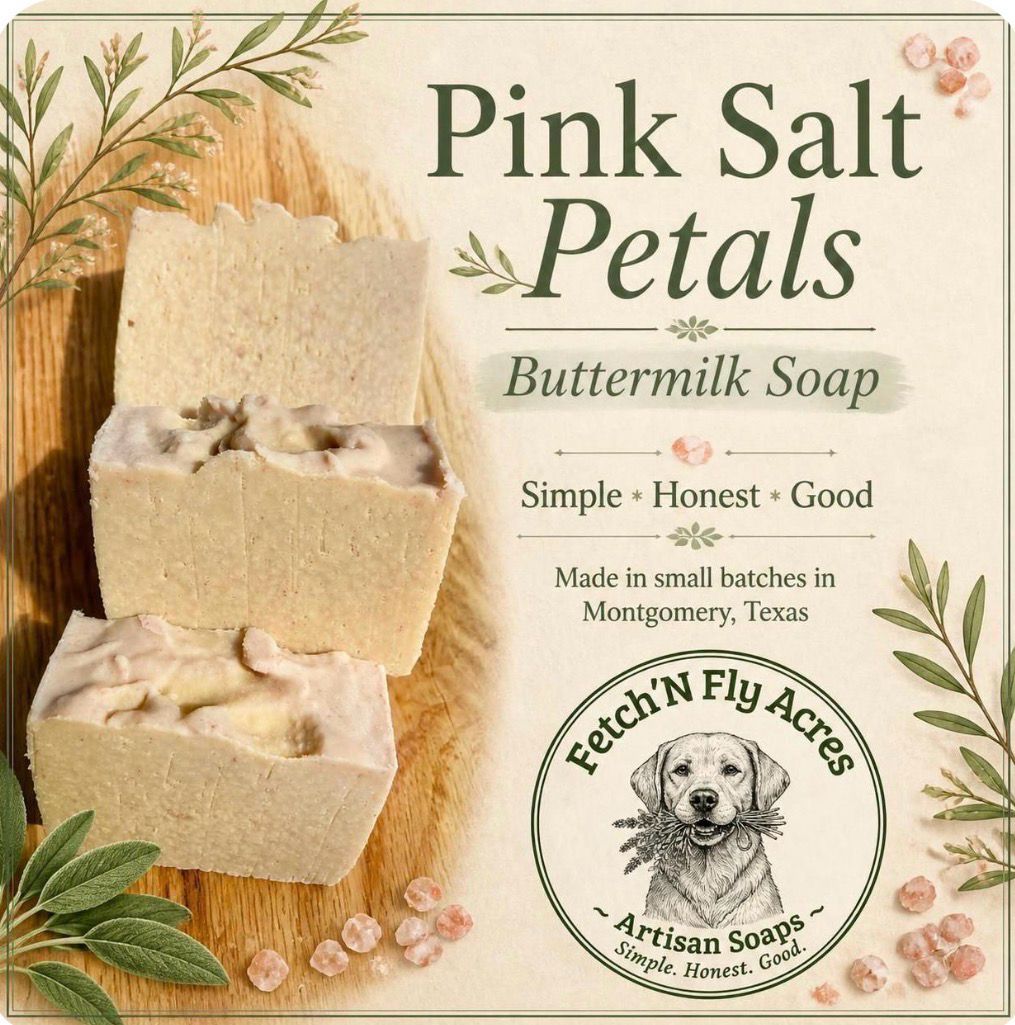 Pink Salt Petals Artisan Soap