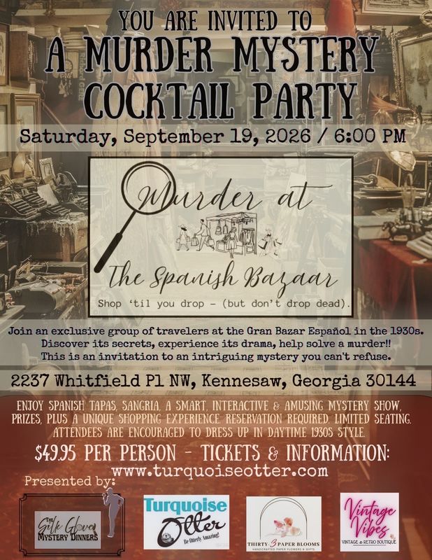 A Murder Mystery Cocktail Party