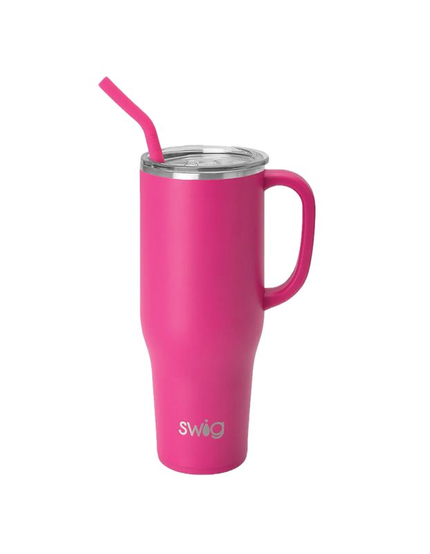 Swig 40oz Mega Mug w/Handle - Hot Pink