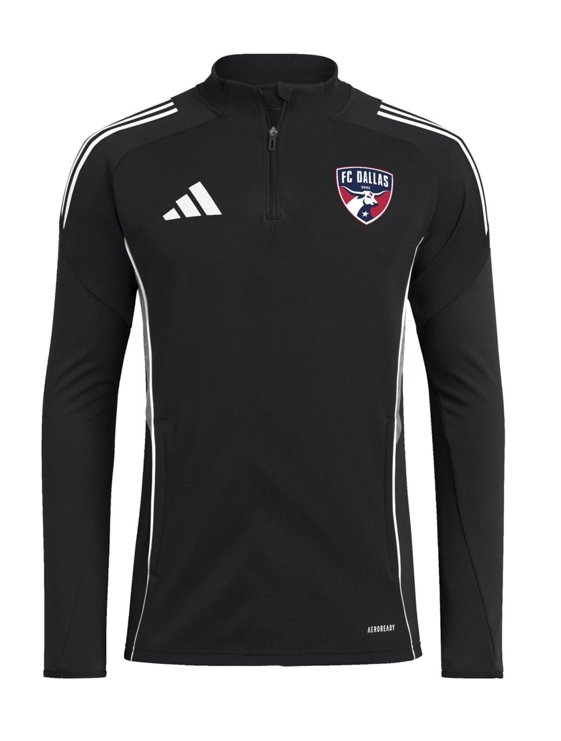 FC Dallas 2025 Competition Quarter-Zip Long Sleeve Training Top, Size: Small