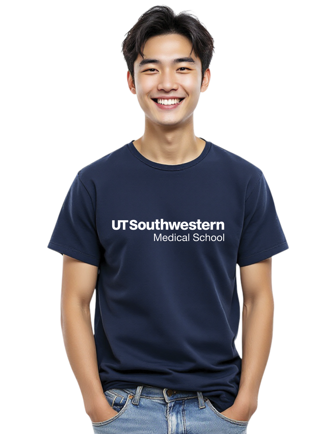 UTSW Medical School Navy T-Shirt, Size: Small
