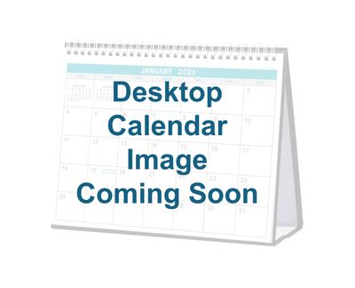 UTSW Desk Calendar 2026 with stand