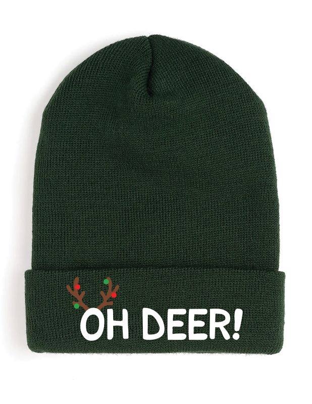 OH DEER! - Embroidery Beanie