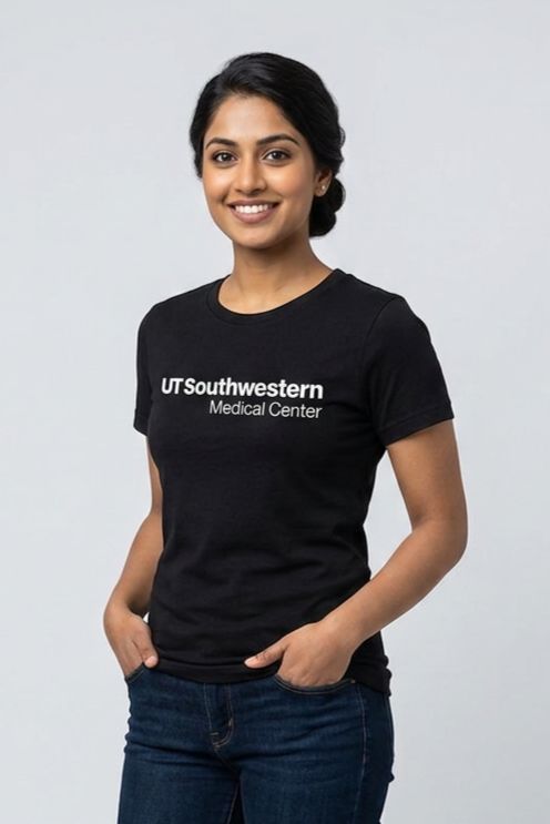 UTSW Soft Style T-Shirt, Color: Black, Size: Small