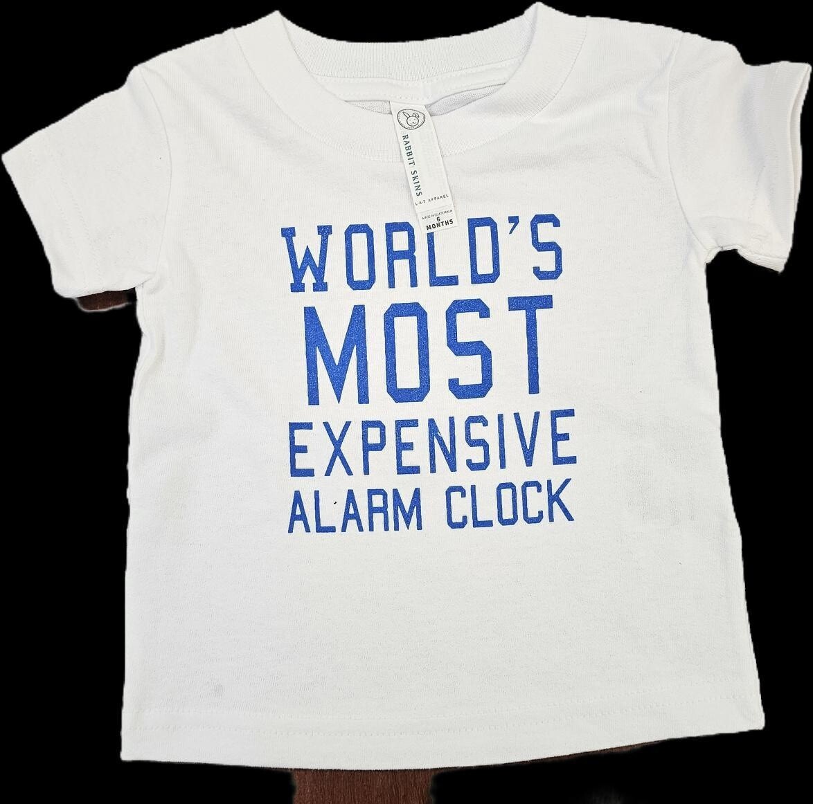 Infant T-Shirt - 6mo- Alarm Clock/First Milk