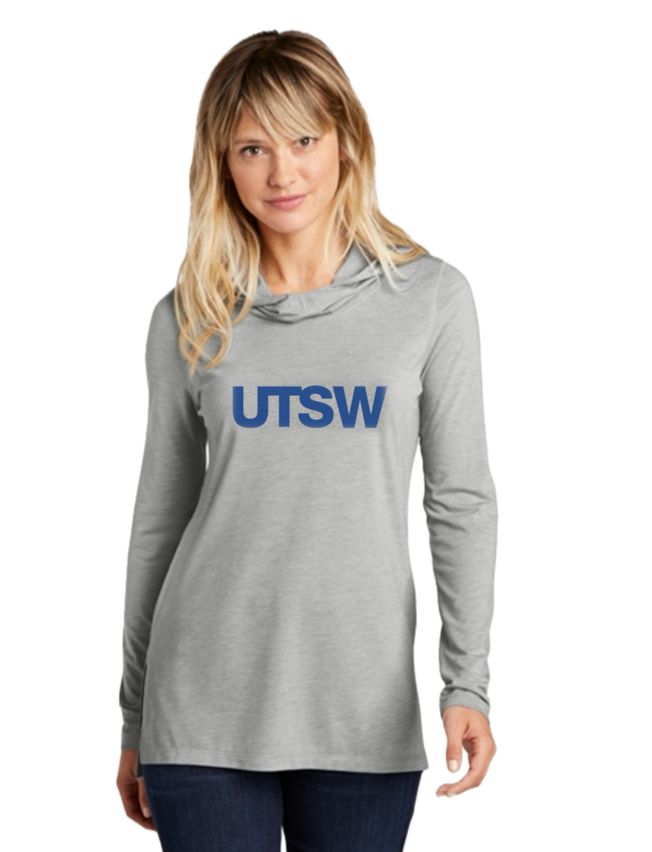 UTSW Women's Tri-Blend Wicking Long Sleeve Hoodie