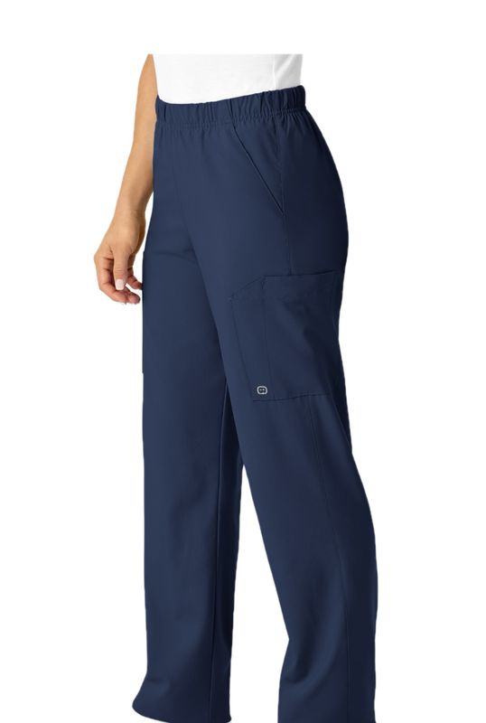 Unisex Multi-Cargo Navy Scrub Pant 5855
