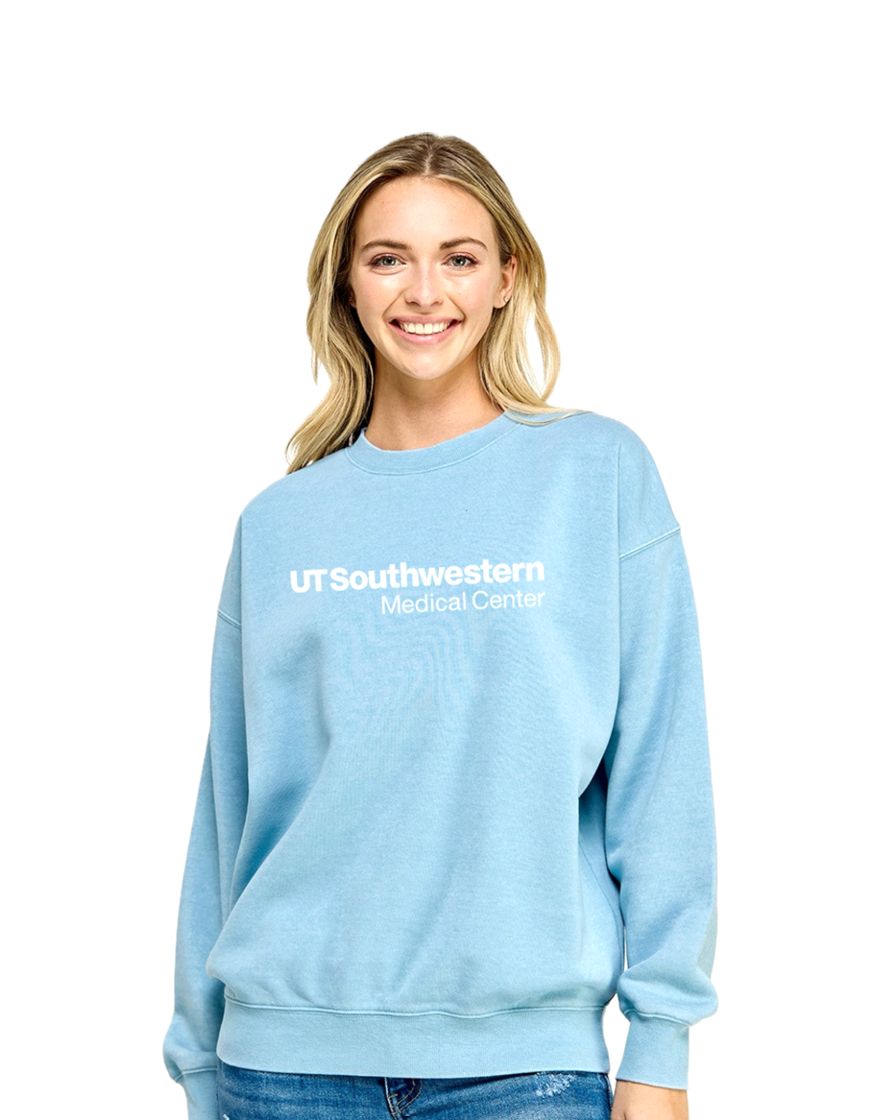 UTSW Light Blue Crewneck Sweatshirt, Size: Small