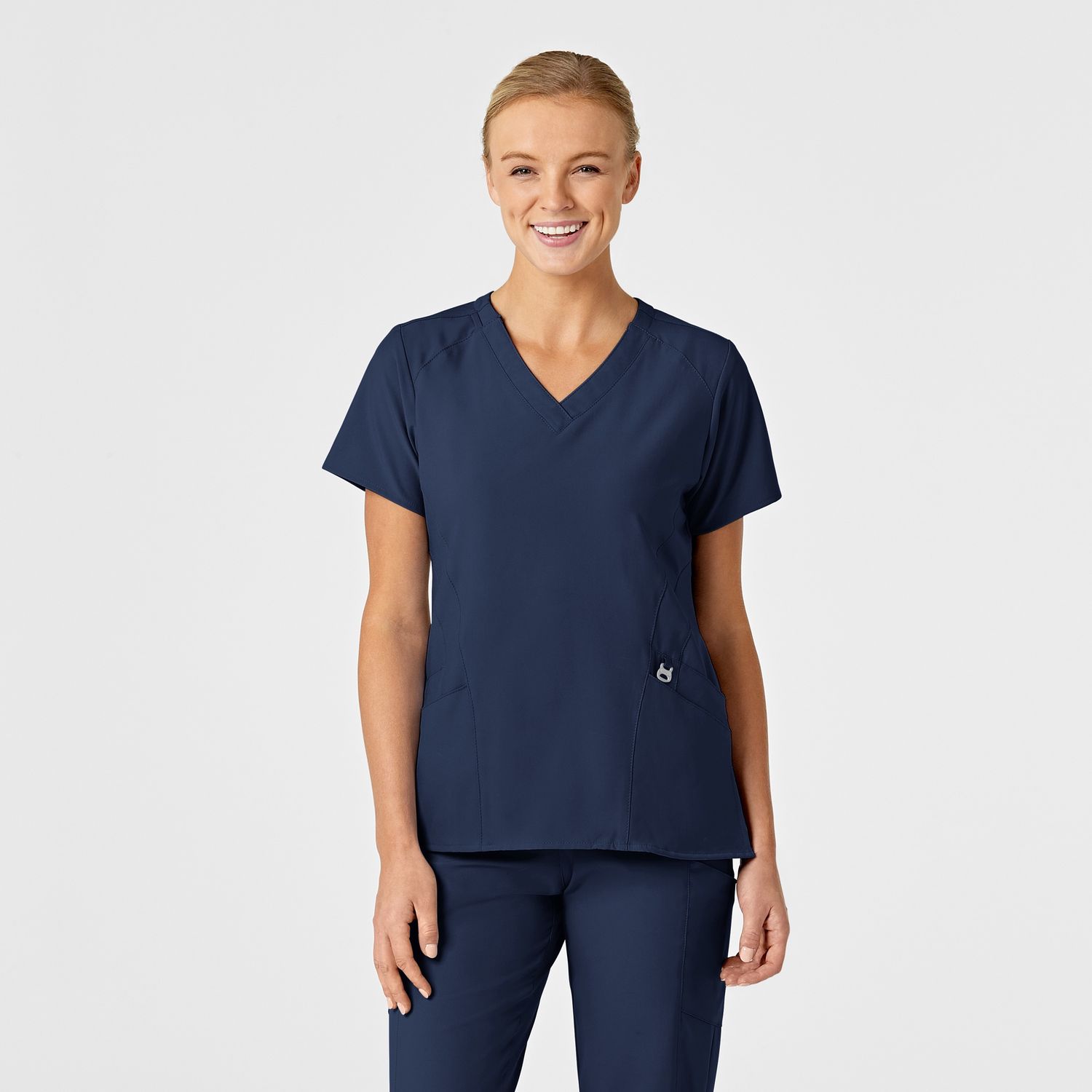 Women's Stylized V-Neck Scrub Top 6155