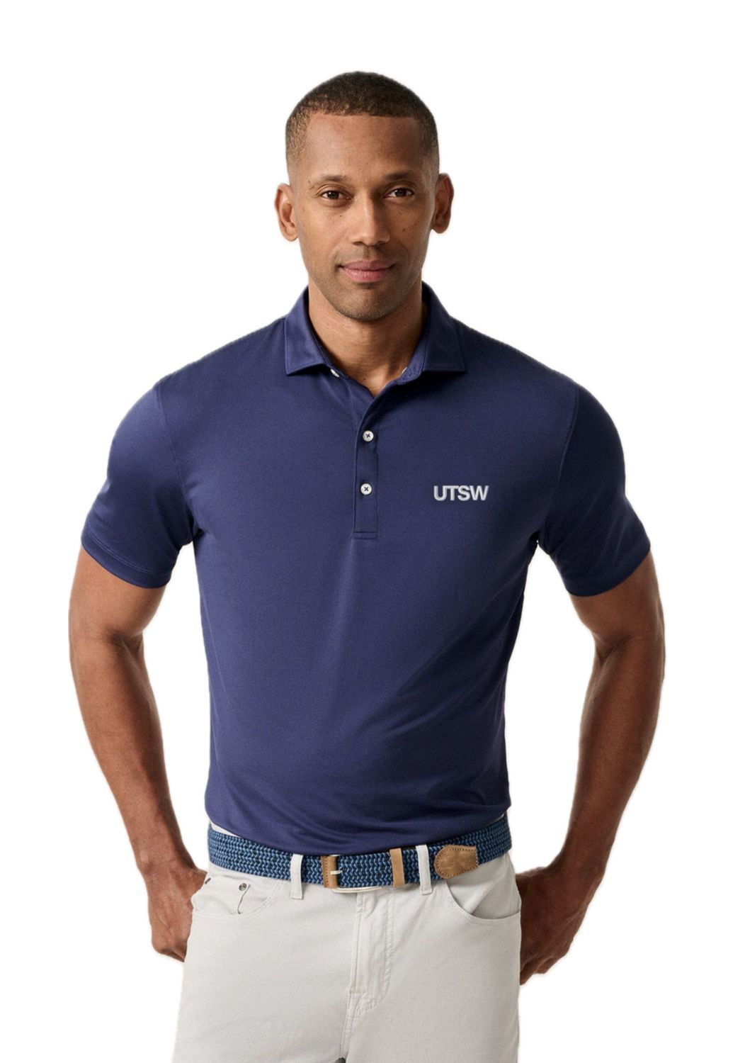 UTSW Johnnie-O Men's Polo Birdie Tide, Size: Small