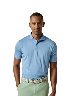 UTSWMC Johnnie-O Men's Polo - Navy Lines Lyndonn