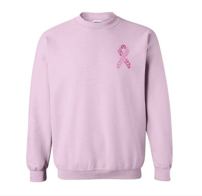Breast Cancer Ribbon Crewneck