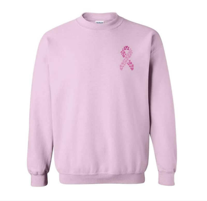 Breast Cancer Ribbon Crewneck