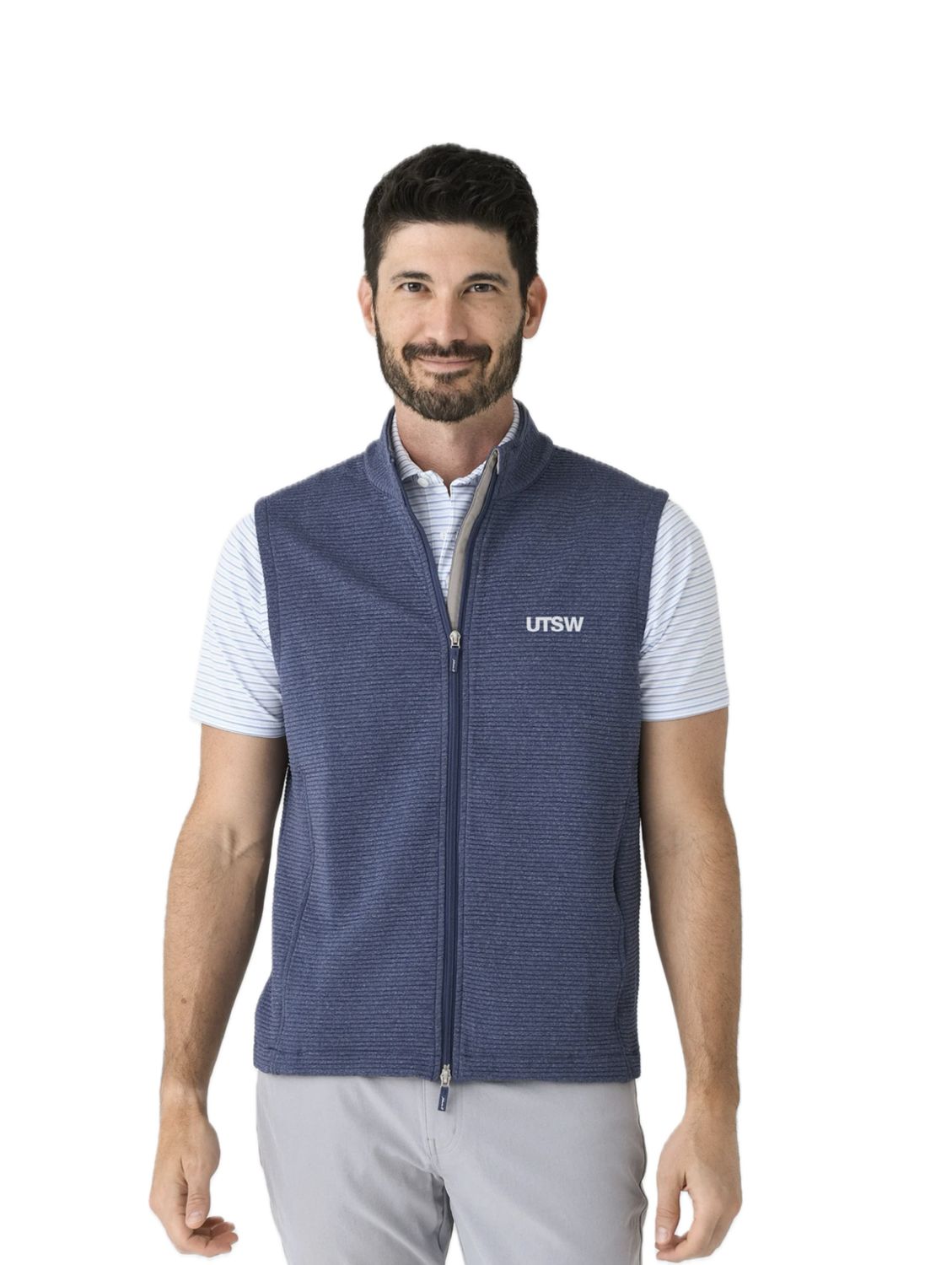 UTSW Johnnie-O Men's Vest - Reggie Navy