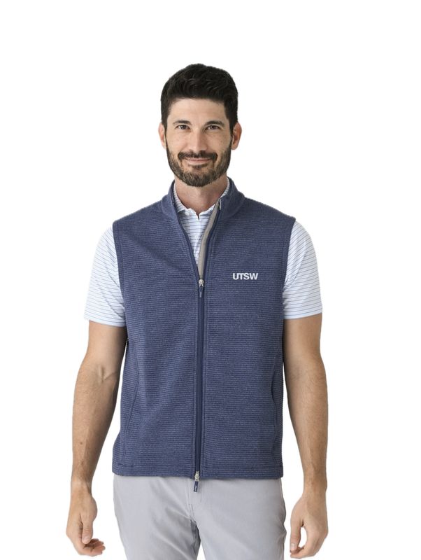 UTSW Johnnie-O Men's Vest - Reggie Navy