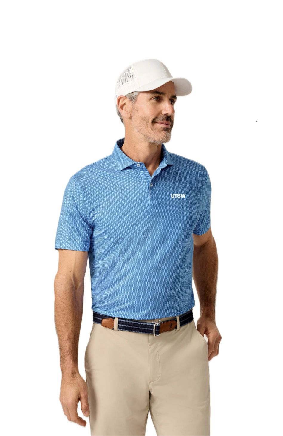 UTSW Johnnie-O Men's Polo - Palisades Blue