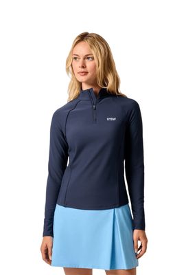 UTSW Johnnie-O Women's 1/4 Zip Pullover - Jasmine Navy