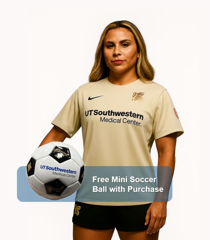 Dallas Trinity FC 25/26 Gold Jersey