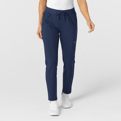 Women's Flex-n-Reach Track - Navy Tall Scrub Pant - 5045T