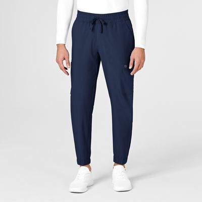 W123 Men's Cargo Jogger Scrub Pant - 5655