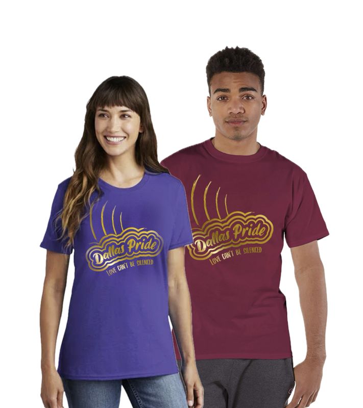 Gold Dallas Pride T-Shirt [PRE ORDER]