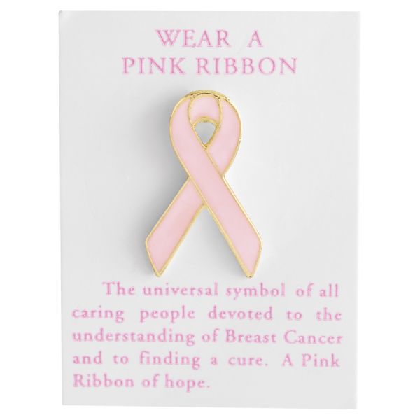 Breast Cancer Ribbon Lapel Pin