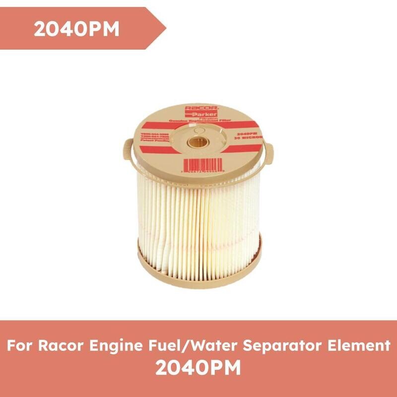 For Racor Engine Fuel/Water Separator Element 2040PM