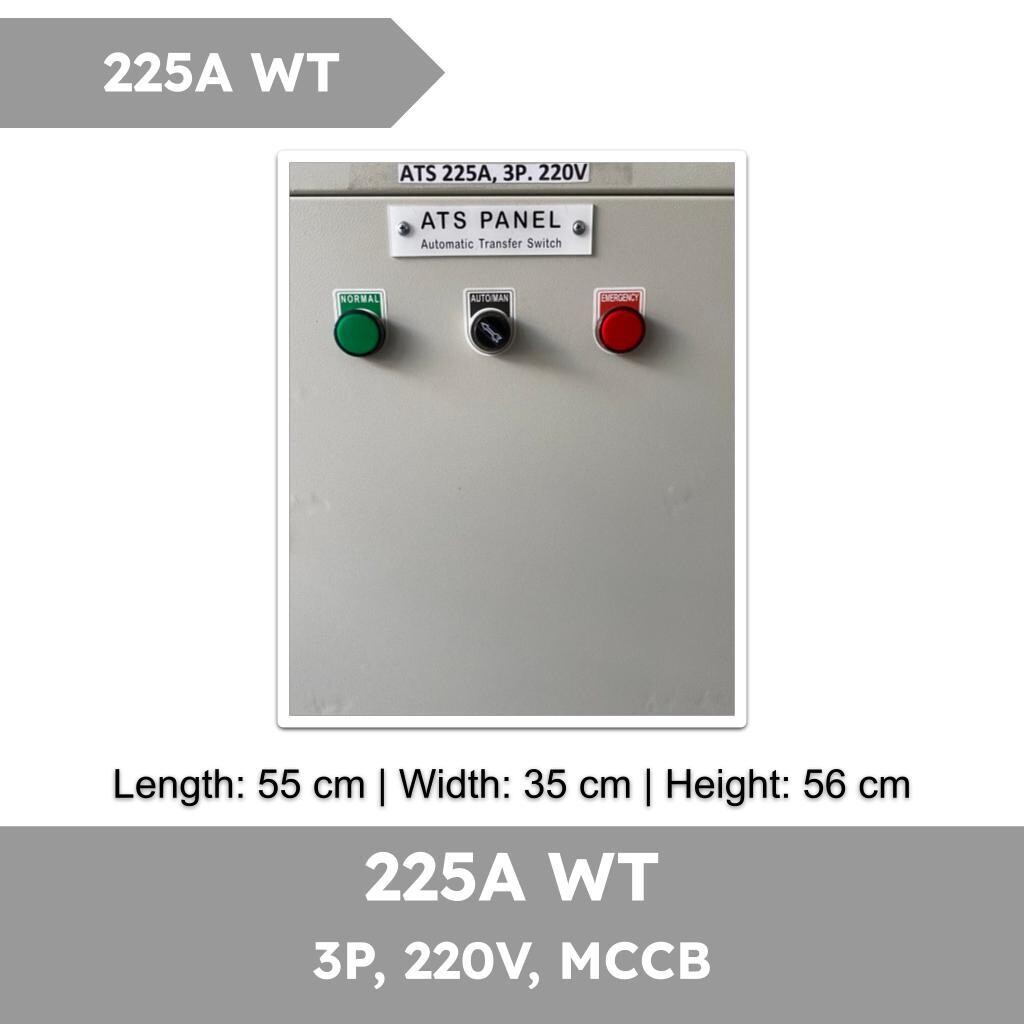 ATS 225A,3P, MCCB-Type WT
