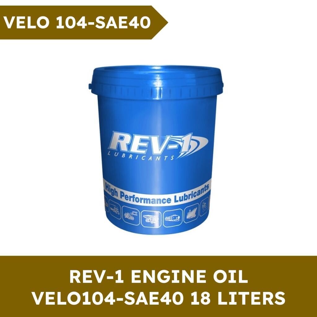 REV-1 ENGINE OIL VELO 104-SAE40