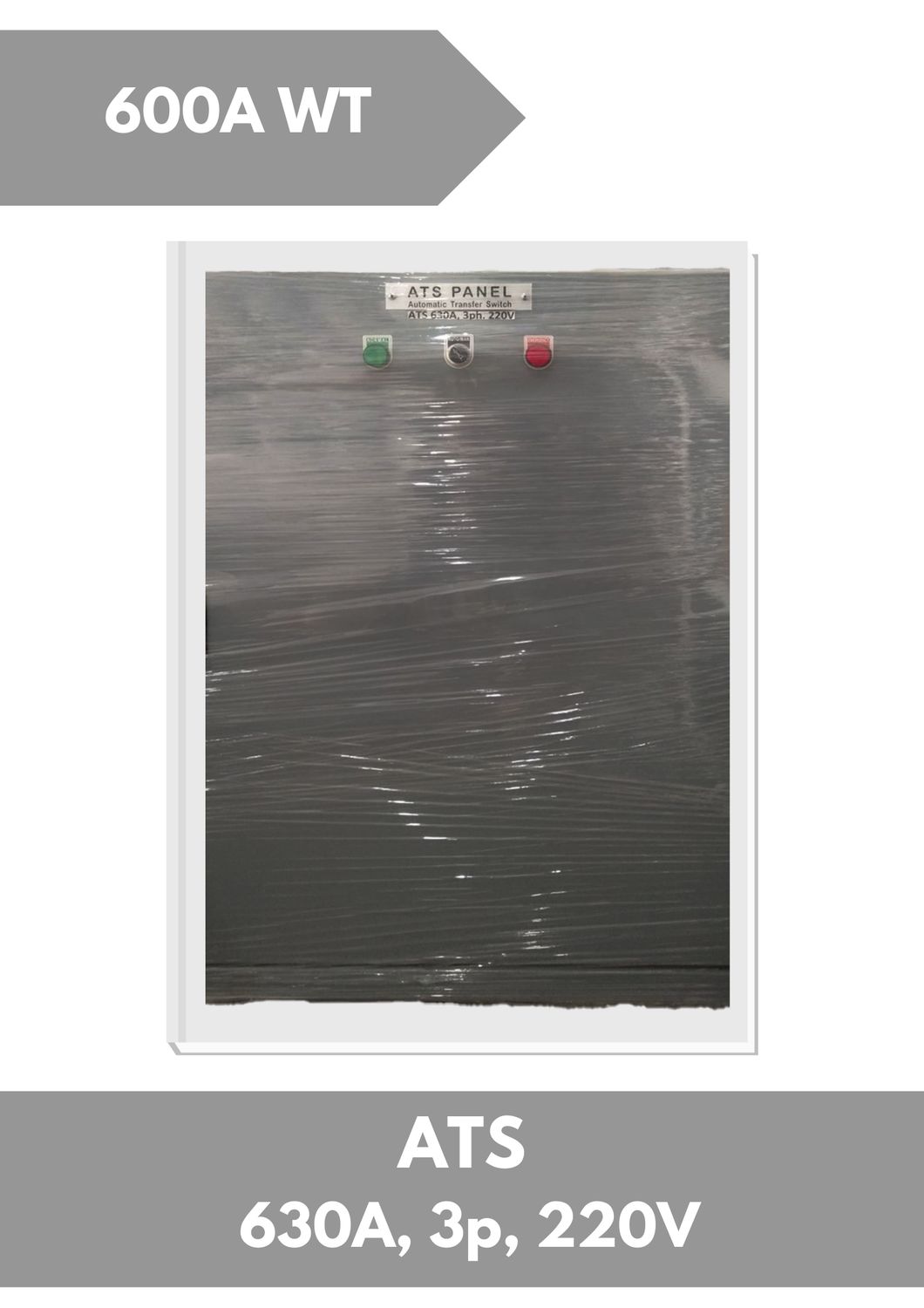 ATS 600A, 3p, MCCB-Type, WT